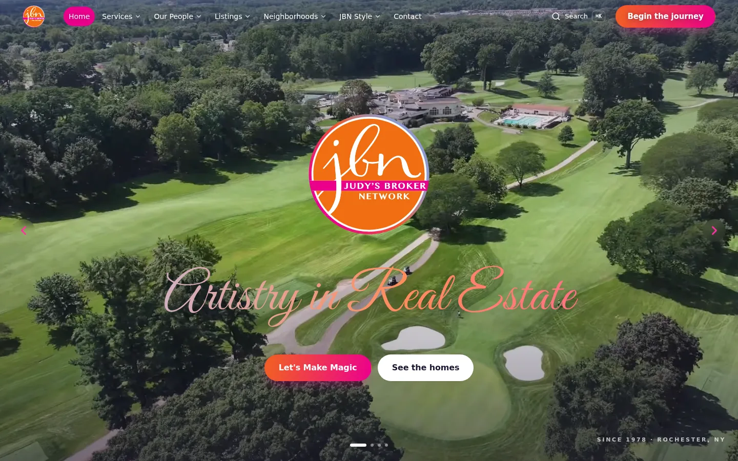 Judy's Broker Network website